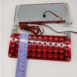 ไฟฉุกเฉินไฟไซเรนLED 42จุด *2ช่อ รุ่น18H อเนกประสงค์ สเตปกระพริบอัตโนมัติ เลือกสีได้เลย 12V-24V - รูปที่ 3