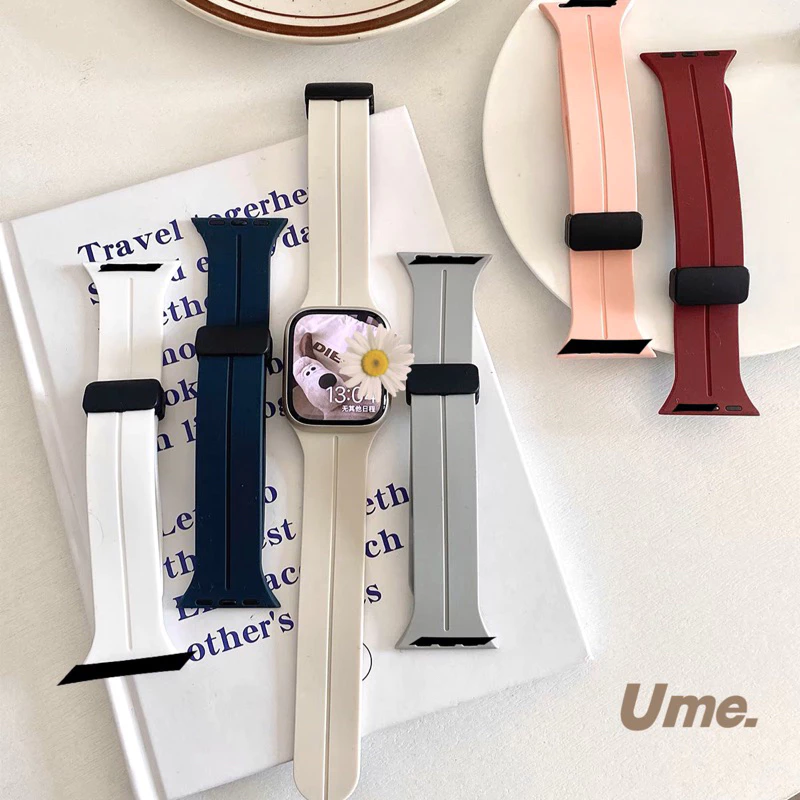 Lockยาง สายนาฬิกา watch ultra11 10 9 8 7 6 5 4 3 สายนาฬิกา smart watch ปรับง่าย 41/44/45/49/46mm smart watch strap