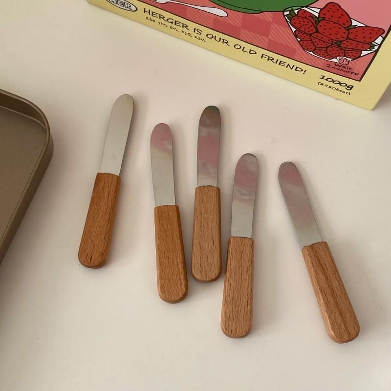 ส่งจากไทย💜PP มีด มีดทาเนย มีดทาขนมปัง มีดเล็ก ที่ปาด ที่ปาดเนย ที่ปาดขนมปัง butter knife มีดหั่นขนมปัง 15008