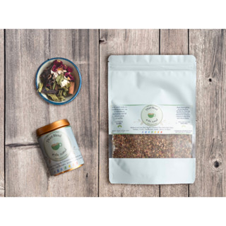 Heart Chakra Tea Blend+FREE Muslin Tea Bag Circulation Tea ชาสมุนไพรบำรุงหัวใจ ลดความเครียด ชาฮาร์ทจักระ ถุงชามัสลินฟรี!