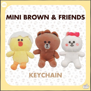 KEYCHIAN BABY BROWN &amp; FRIENDS พวงกุญแจไลน์รุ่นนั่ง