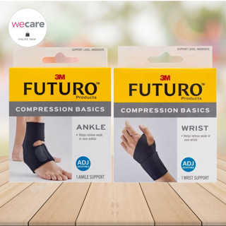 Futuro Compression Basics ฟูทูโร่ อุปกรณ์พยุงข้อเท้า ข้อมือ รุ่นเบสิค แบบปรับกระชับได้