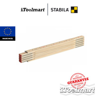 STABILA ไม้บรรทัดพับได้ 18214 Type 600 ขนาด 2 เมตร cm+inch 607 N-S (natural-coloured)