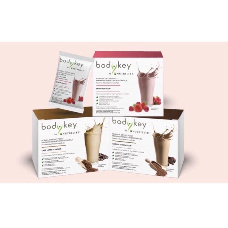 บอดี้คีย์ นิวทริไลท์ Bodykey by NUTRILITE...บอดีคีย์สูตรใหม่! บรรจุ1กล่อง14ซอง(714กรัม)