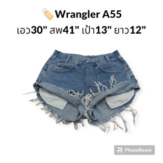 🏷️ Wrangler กางเกงยีนส์ขาสั้นเอวสูง กางเกงยีนส์ขาสั้นสุดแซ่บ🔥🔥