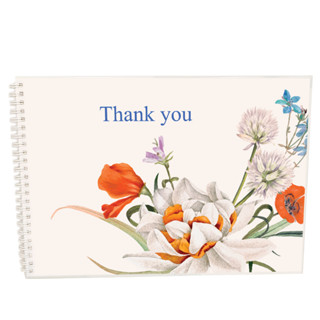 สมุดเซ็นอวยพร,Guestbookพิมพ์ปกThank you