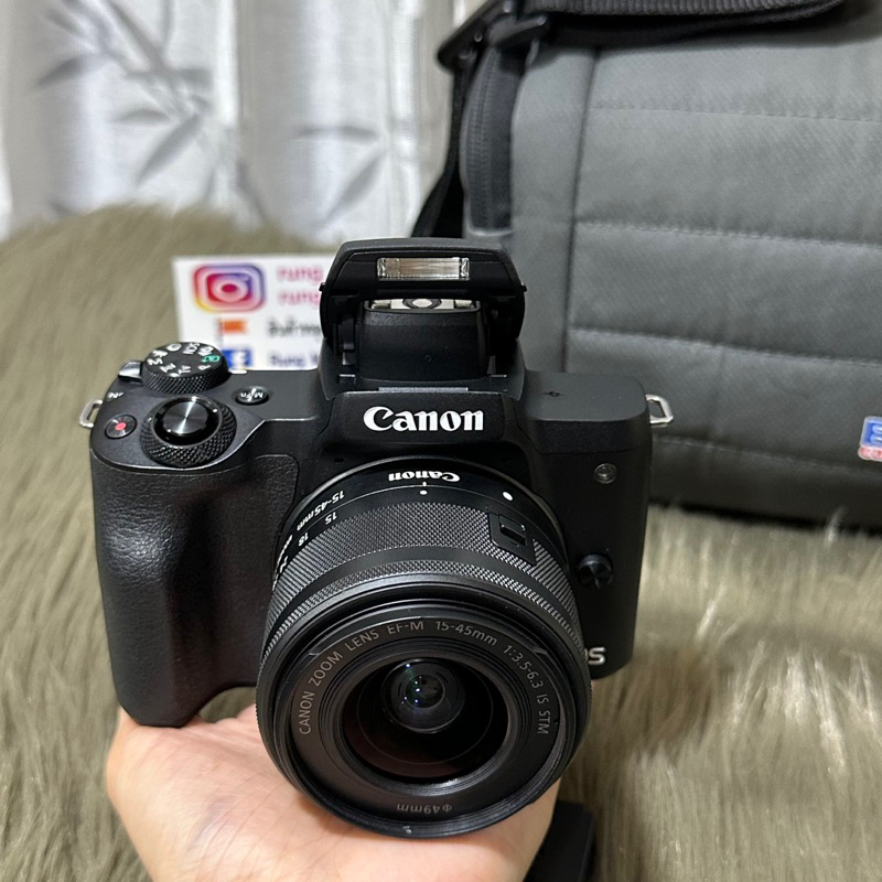 Canon EOS M50 Mark ii พร้อมเลนส์ 15-45mm ชัตเตอร์3%
