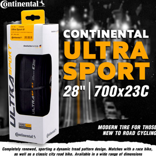 Continental ยางนอกรถจักรยาน Ultra Sport III สำหรับรถเสือหมอบ