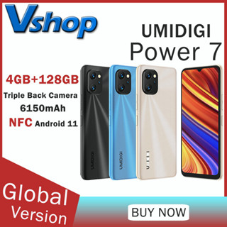 UMIDIGI Power 7 Phone Android Smartphone Unisoc T610 RAM 4GB ROM 128GB 6.7&amp;quot; Display 20MP Rear Camera 6150mAh Batter