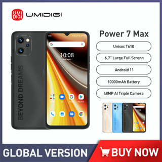 UMIDIGI Power 7 Max Android 11 Smartphone 10000mAh Unisoc T610 6GB 128GB 6.7&amp;quot; Display 48MP Camera NFC Cellular Cell