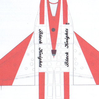 รูปลอกน้ำ DECAL VEHA สเกล 1/72 RSAF AEROBATIC TEAM F-16C BLACK KNIGHTS 2008