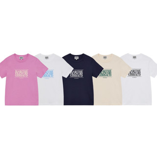 Marithe Francois Girbaud W Classic Logo Tee (White, Light Beige, Navy, Pink, Sky Blue, Ringer Tee White)