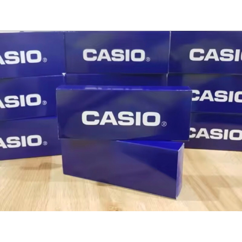 กล่องนาฬิกา CASIO สีน้ำเงินเข้ม กล่องทรงไม้ขีด กล่องนาฬิกา กล่องกระดาษยของแท้ 100%สินค้าใหม่ มือ1 ใช้สำหรับการเก็บนาฬิกา