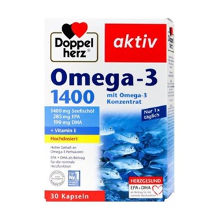 Doppelherz Omega-3 Fish Oil 1400 mg, 30-count