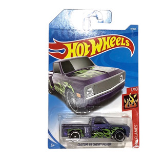 Hotwheels Custom ‘69 Chevy Pickup ลายไฟ งานปีเก่า 2018