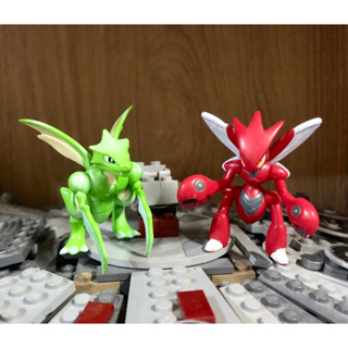 Scyther, Scizor Pokemon Monster Nintendo Tomy Collection Figure #โปเกมอน