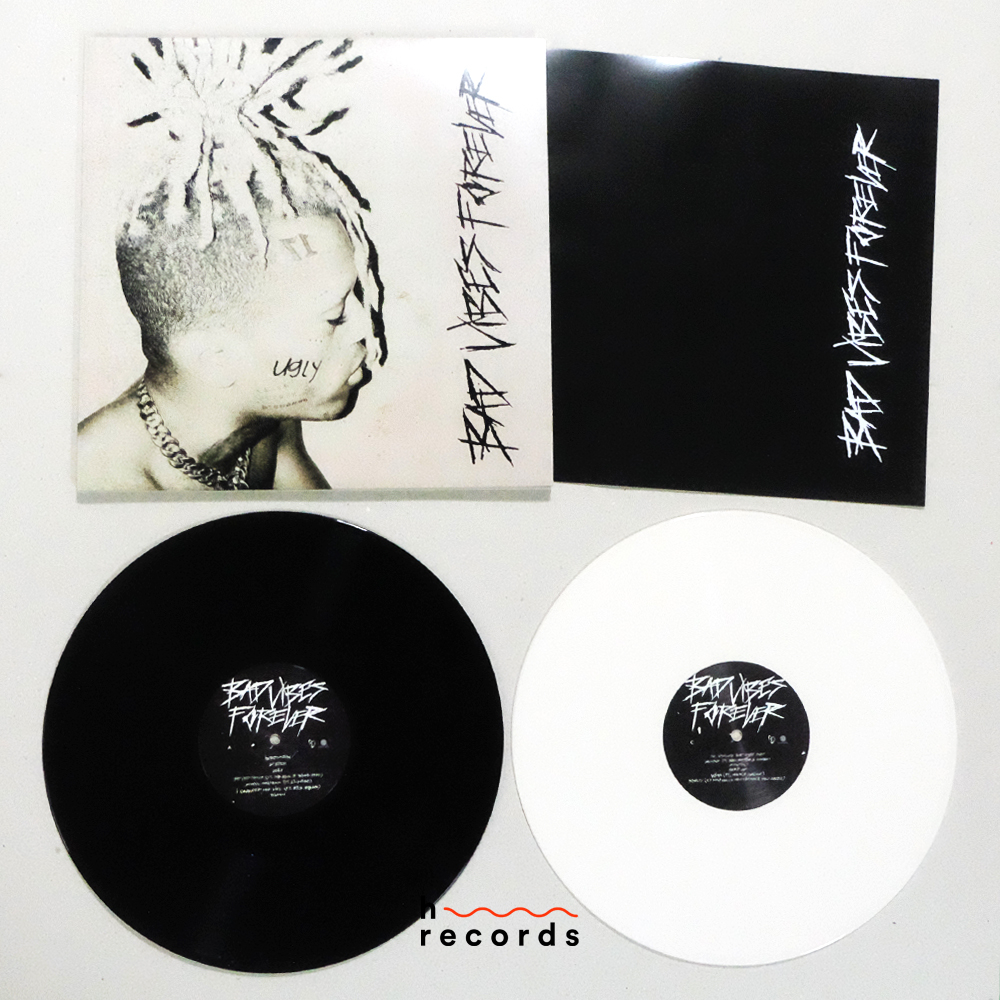 (ส่งฟรี) แผ่นเสีย XXXTentacion - Bad Vibes Forever (Black & Bone Vinyl 2LP)