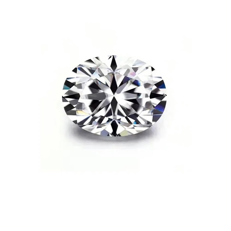 เพชรรัสเซียสีขาวรูปไข่