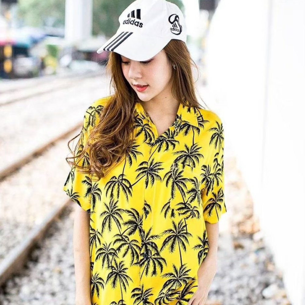 เสื้อฮาวาย ถูกสุดสต็อกแน่น ใส่ได้ทั้งชายและหญิง เเชิ้ต เสงการานต์ สปันสวยๆ สงกรานต์