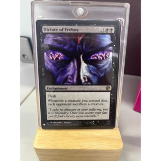 การ์ด MTG Dictate of Erebos Black Magic the gathering EDH Rare รุ่น The List สภาพ Ex-Nm