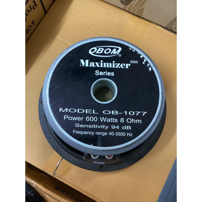 ดอกลำโพง10นิ้วโครงหล่อ โอบอ้อม Maximizer OB-1077 ว๊อย3นิ้ว