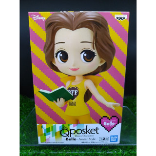 (ของแท้ สีA) เบลล์ Q posket Disney Characters - Belle Avatar Style Ver.A