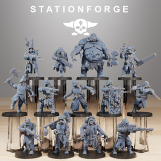 Warhammer 40k proxy Corrupted Guard - 3d print miniature boardgame model war game - StationForge