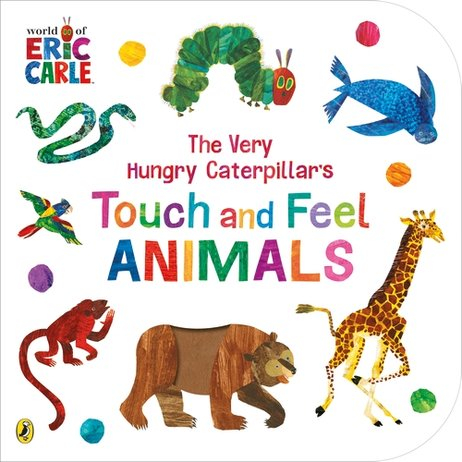 The Very Hungry Caterpillar's Touch and Feel Animals หนังสือเด็ก หนอนจอมหิว ภาษาอังกฤษ บอร์ดบุ๊ค Board book #08883 [Z]