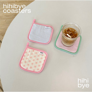 hihibye coasters  12x12 cm