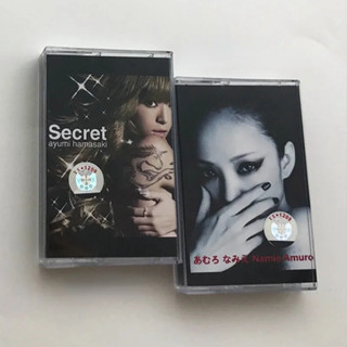 เทปคาสเซ็ท  เทปเพลงญี่ปุ่นคลาสสิก Amuro Namie Ayumi Hamasaki สองแผ่น ใหม่เอี่ยม ยังไม่เปิด ความคิดถึงย้อนยุค