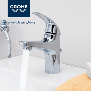 GROHE BAUCURVE ก๊อกผสมอ่างล้างหน้า พร้อมป๊อปอัพ 32805000 BAUCURVE SINGLE LEVER BASIN MIXER Bathroom Fitting