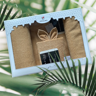 Frolina Grace Collection เซ็ตผ้าขนหนูและผ้าเช็ดผม Gift Set เซตของขวัญ