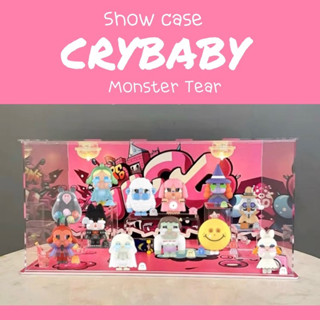 (พร้อมส่ง) ตู้โชว์ Crybaby Monster Tear Series 👻🛁 😋กล่องอคิลิคพร้อมอุปกรณ์ประกอบฉาก