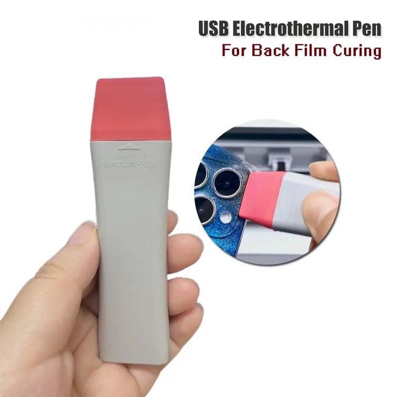 USB Electrothermal ปากกาความร้อน Curing Hydrogel ฟิล์มขอบโทรศัพท์ DIY กลับฟิล์ม