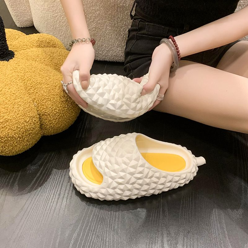 Jukoy สุดฮิต💮รองเท้าแตะผู้หญิง🪅เห็นแล้วนึกว่าทุเรียน มาแรงสุดดด สวยสุดในยุค