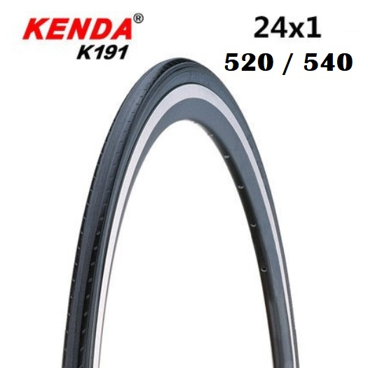 ยางนอก 24x1 (25-520) Kenda ยางนอกจักรยานขอบลวด อะไหล่จักรยาน