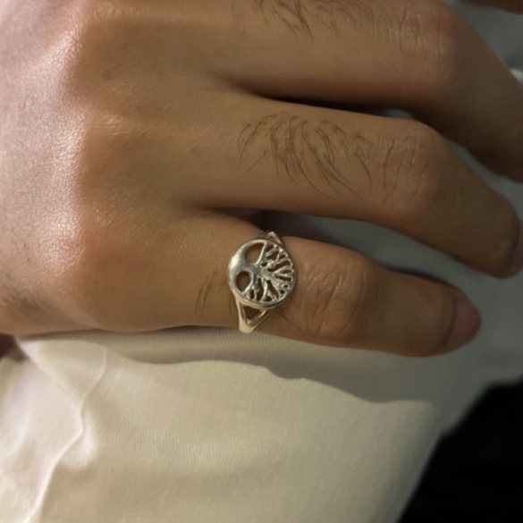 Marbella.bkk แหวน เงินแท้ ต้นไม้ รุ่น Wisdom