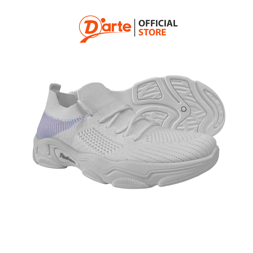D'ARTE รองเท้าผ้าใบแฟชั่น รองเท้าผ้าใบเสริมส้น รุ่น D53-22835