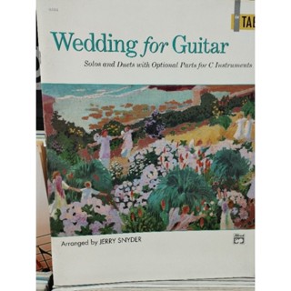 WEDDING FOR GUITAR IN TAB (ALF)038081112527ลดราคาพิเศษปกเก่าเล่มสุดท้าย