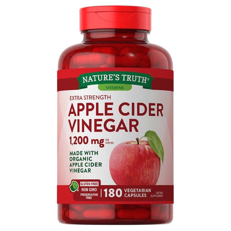 Nature's Truth Apple Cider Vinegar 1200 mg 180 เม็ด