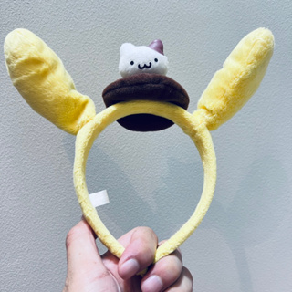 #ที่คาดผม #ปอมปอมปุริน กับเพื่อน #Pompompurin &amp; Friend #หูดัดได้ #ลิขสิทธิ์แท้ #ป้ายผ้าจาง #Sanrio #สวยมาก #Headband