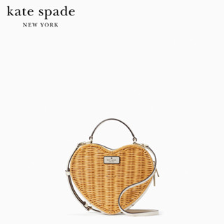 KATE SPADE NEW YORK LOVE SHACK HEART WICKER CROSSBODY K7403 กระเป๋าสะพายข้าง