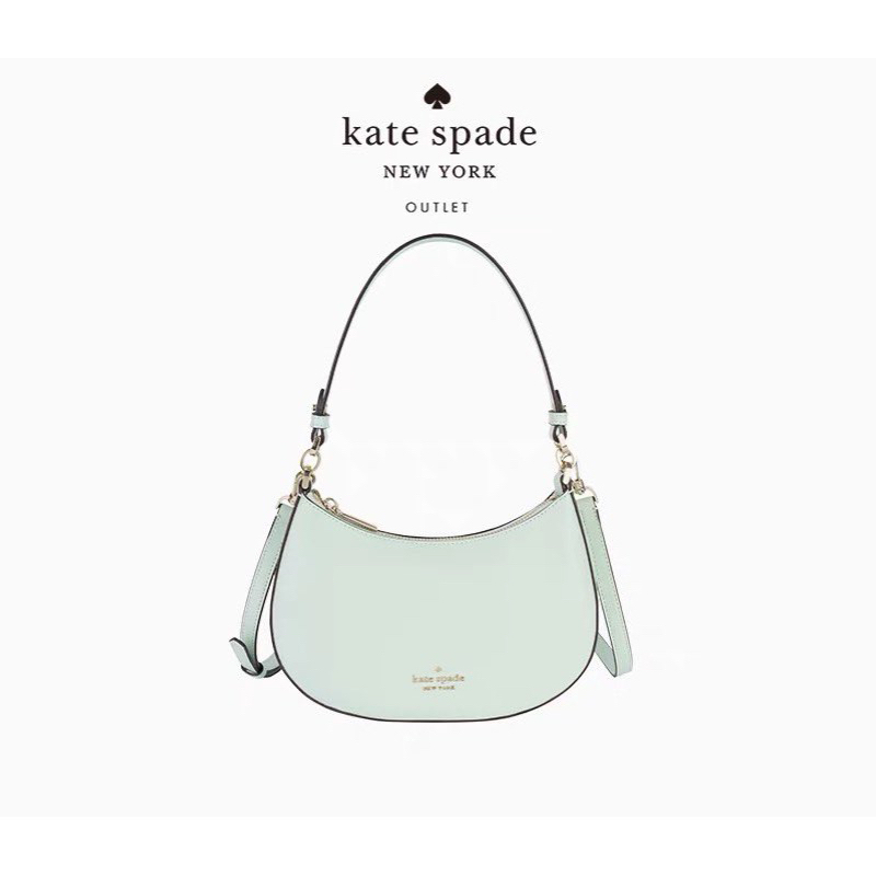 กระเป๋า Kate spade ของแท้100% ของใหม่สีเขียวมิ้นท์ กระเป๋าสะพายข้าง 2 สาย