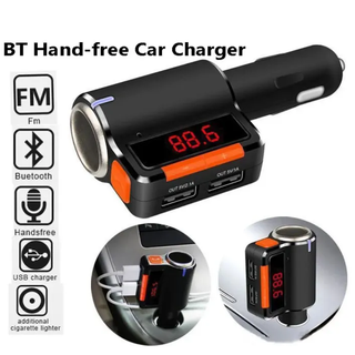 Car Charger รุ่น BC09 อุปกรณ์รับสัญญาณบลูทูธในรถยนต์ Bluetooth FM Transmitter MP3 Music Player SD USB