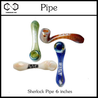 แจกันแก้ว บ้องแก้ว Grav labs GR78 Sherlock Pipe