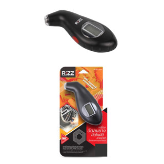 ที่วัดลมยางรถ เกจ์วัดลมยางรถ Rizz รุ่น E-302A Digital tire gauge สีดำ