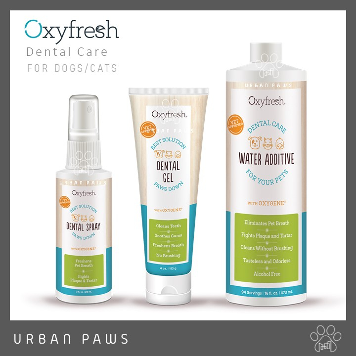 Oxyfresh Pet Dental Gel (113ml) เจลทำความสะอาดฟันสำหรับสุนัขและแมว ลดกลิ่นปาก คราบหินปูน (exp 02/2027)