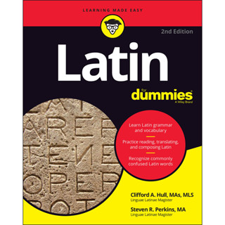 Latin For Dummies Paperback Master the basics of a lyrical and useful language
