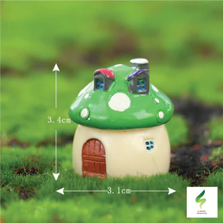 บ้านเห็ด มีให้เลือก 4 สี 4 ขนาด Mini Model ตุ๊กตาจิ๋ว โมเดลจิ๋ว แต่งสวน ตกแต่งสวนถาด ตกแต่งบ้าน