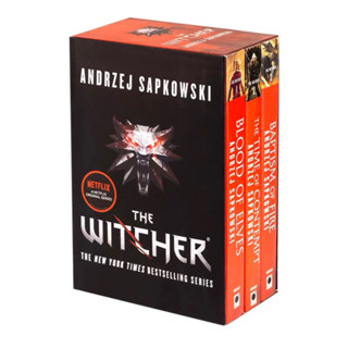 The Witcher 1-3 Books Set(NO BOX)， Blood of Elves,The Time of Contempt,Baptism of Fire